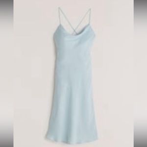Abercrombie Cowl Neck Midi Slip Dress